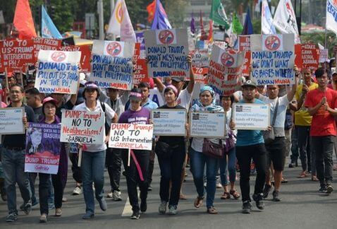 Filipinos protestas