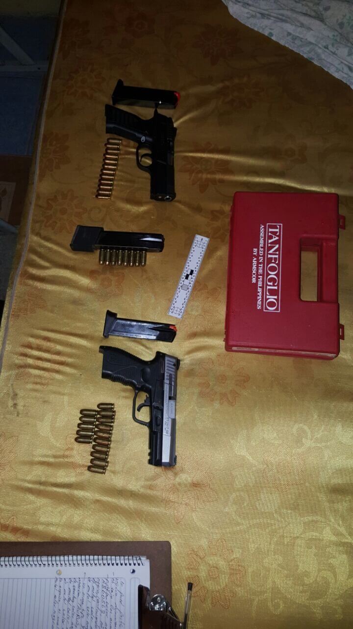 Decomiso de armas en la ciudad de La Ceiba