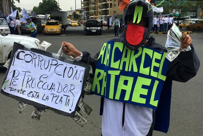 Protestante en Ecuador