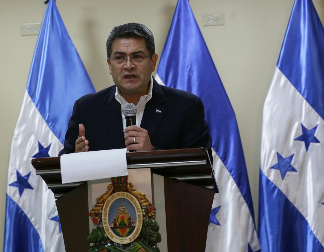 Juan Orlando Hernández diálogo