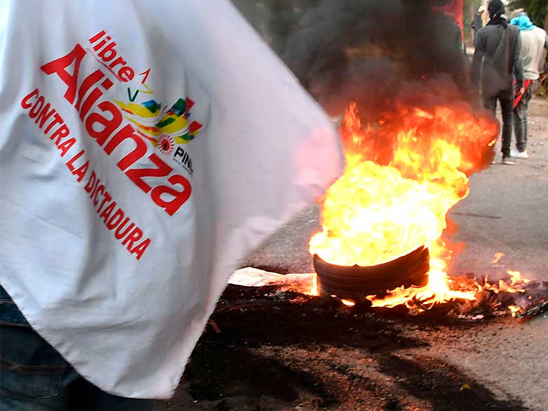 manifestaciones en Honduras