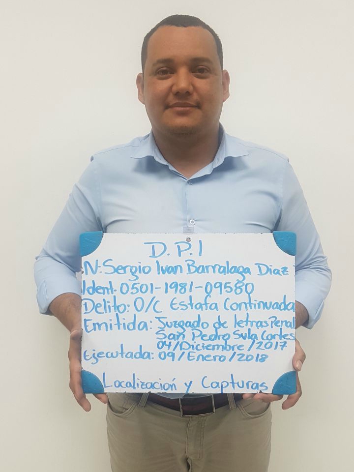 agente de viajes detenido por estafa Sergio Iván Barralaga Díaz