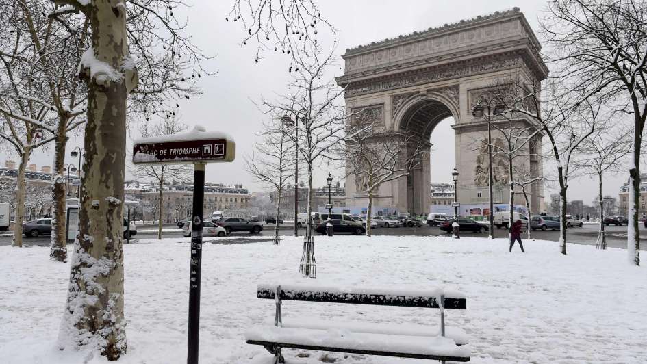 París bajo nieve 