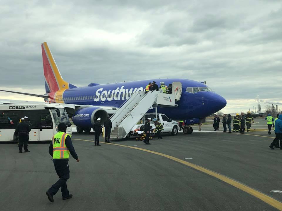 avión accidentado en Filadelfia 