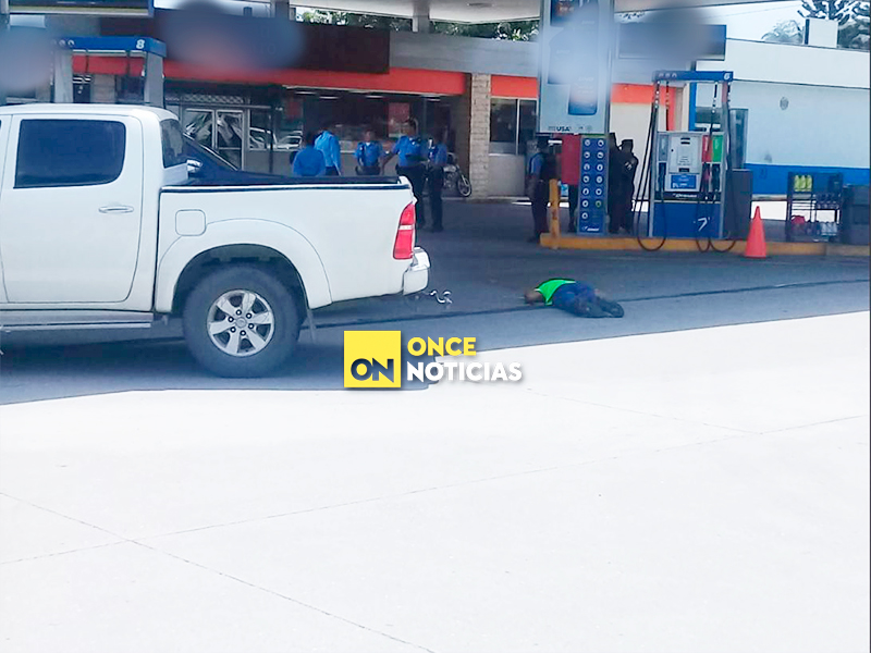 muertos en gasolinera San Pedro Sula