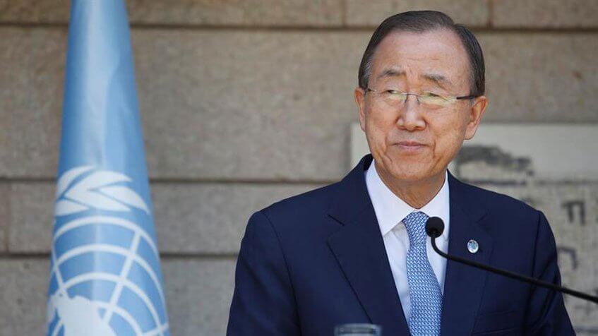 El ex secretario general de la ONU, Ban Ki-moon, también participará la 16 Cumbre Mundial de Premios Nobel de Paz, en Bogotá, Colombia.