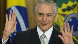 expresidente brasileño Michel Temer