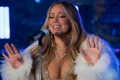 Mariah Carey canta en New york
