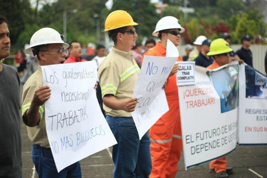Minera en Guatemala  