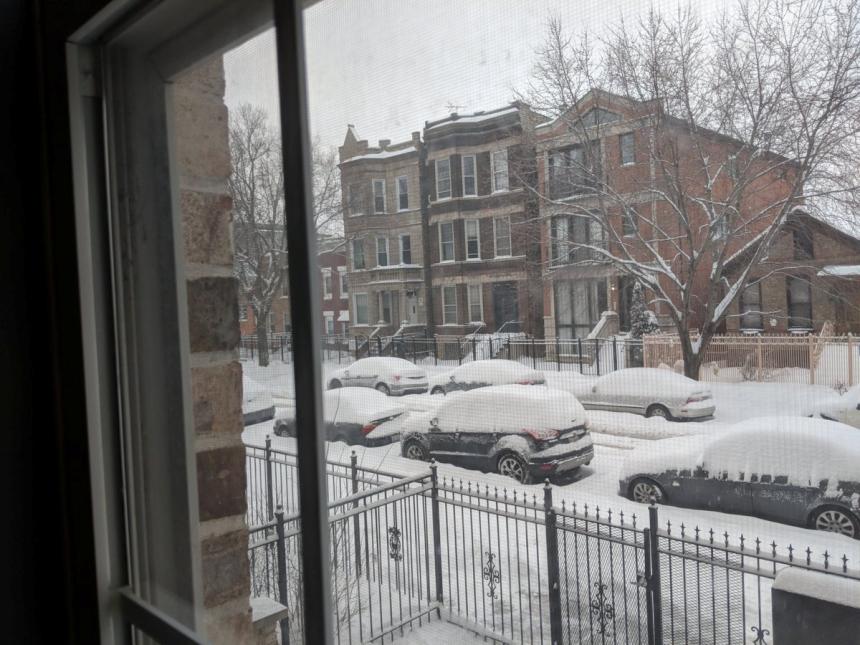 Chicago bajo nieve