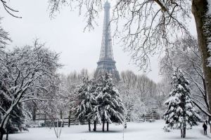París bajo nieve