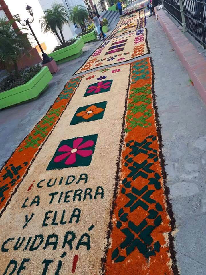 alfombras de aserrín