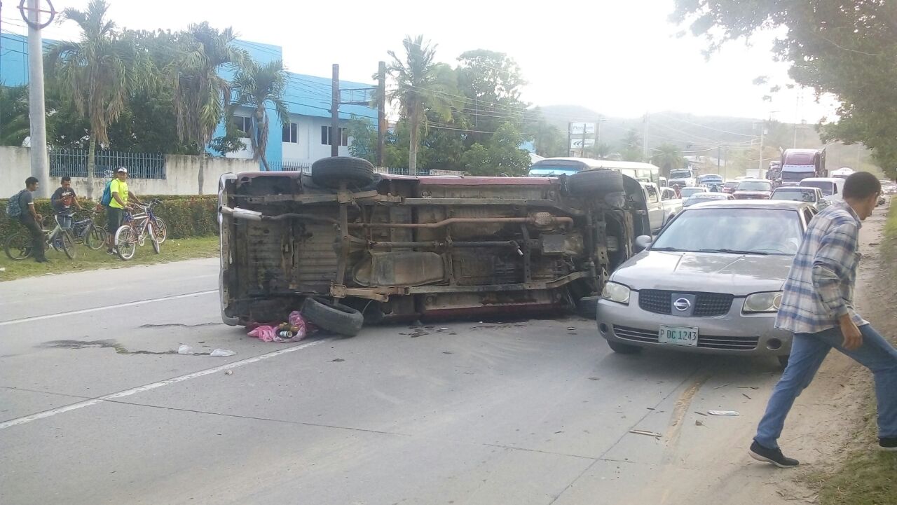pescar accidente camino