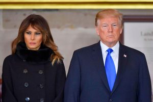 Melania en contra de Donald Trump