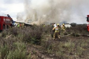 Accidente aéreo en México