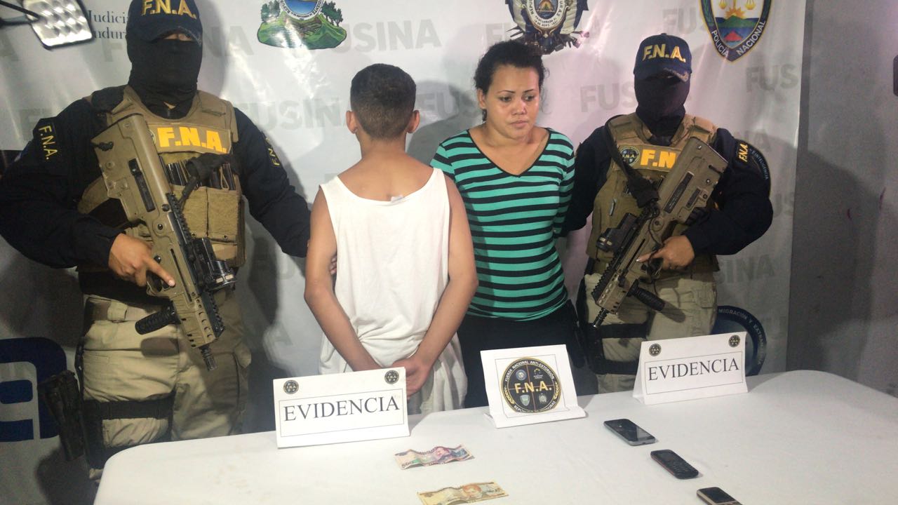 capturados por extorsión