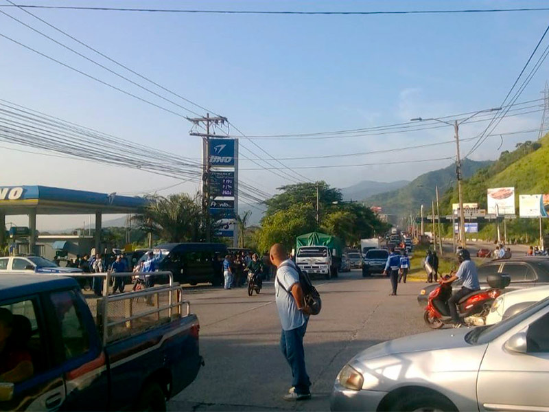 puntos tomados por transportistas