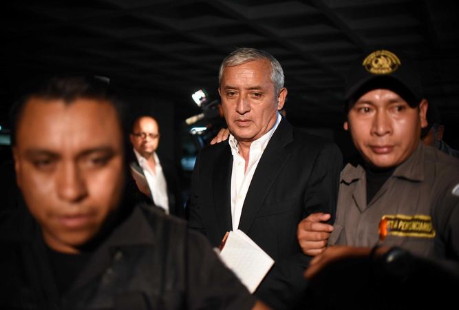 expresidente de Guatemala Pérez Molina