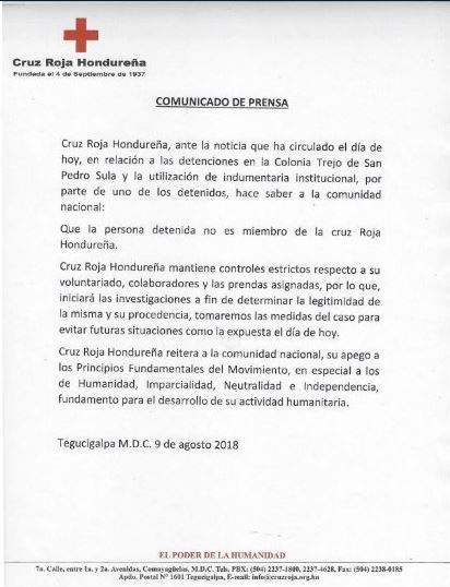 Cruz Roja pandillero