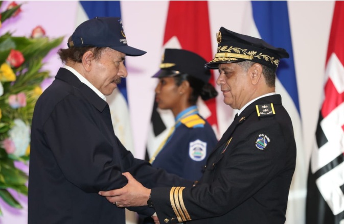 policía en Nicaragua