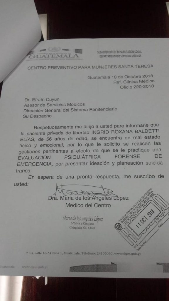 Roxana Baldetti Roxana Baldetti