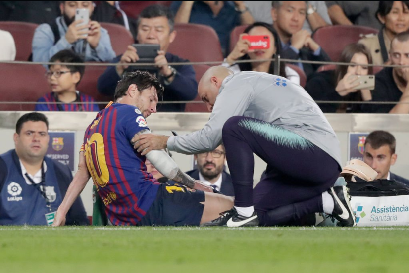 Messi reaparece en los entrenamientos del Barcelona