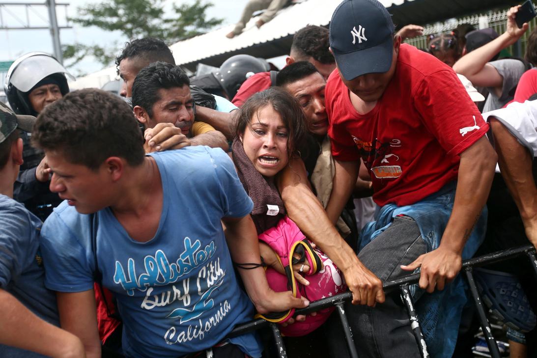 dolorosas imágenes caravana