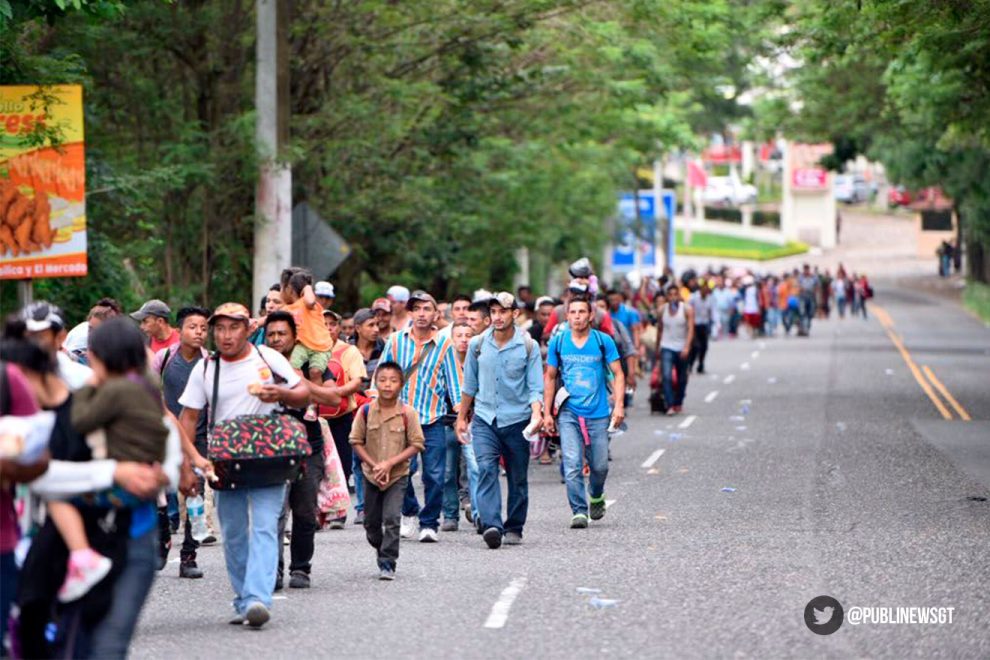 caravana migrantes hondureños