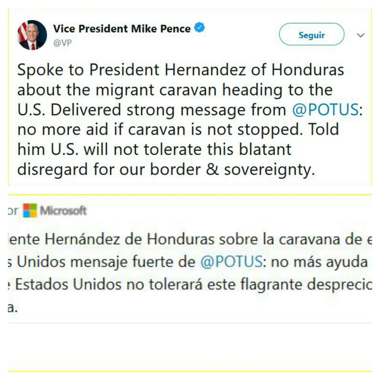 advertencia Trump ira migrante advertencia Trump ira migrante