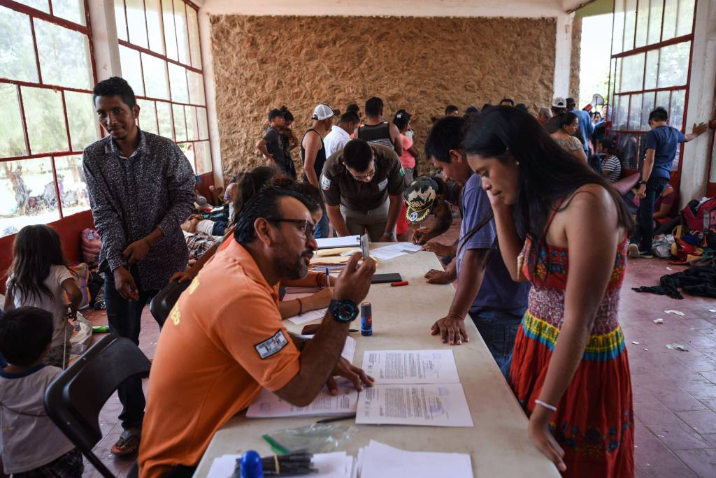 adolescentes migrantes retenidos