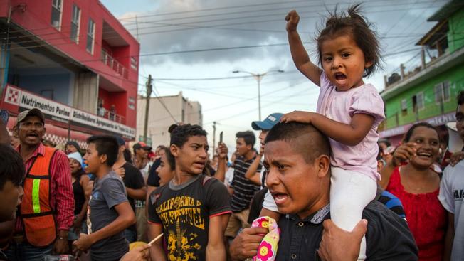 adolescentes migrantes retenidos