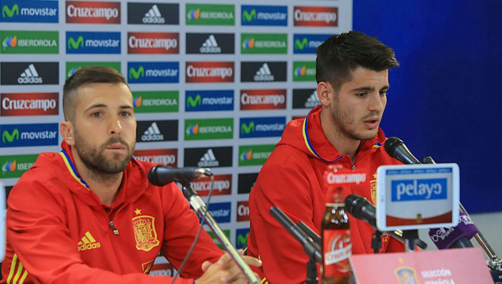 Jordi Alba sobre posible fichaje de Morata
