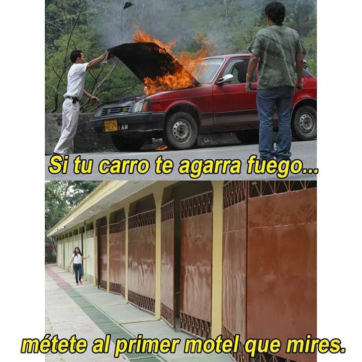 Memes Motel Incendio