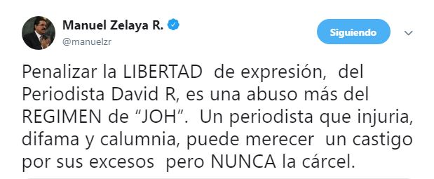 David Romero condena
