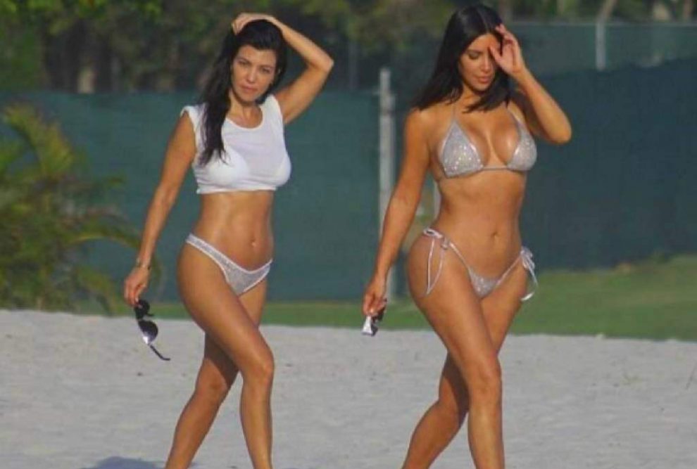 hermanas kardashian en bikini