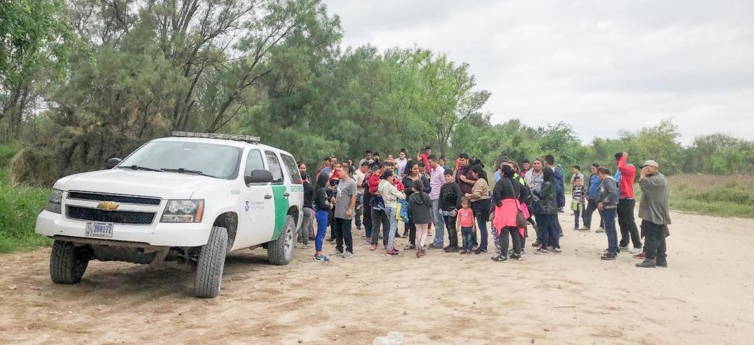 Migrantes capturados en zona cero