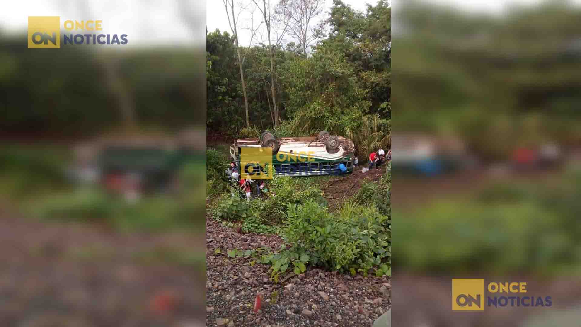 accidente bus comayagua