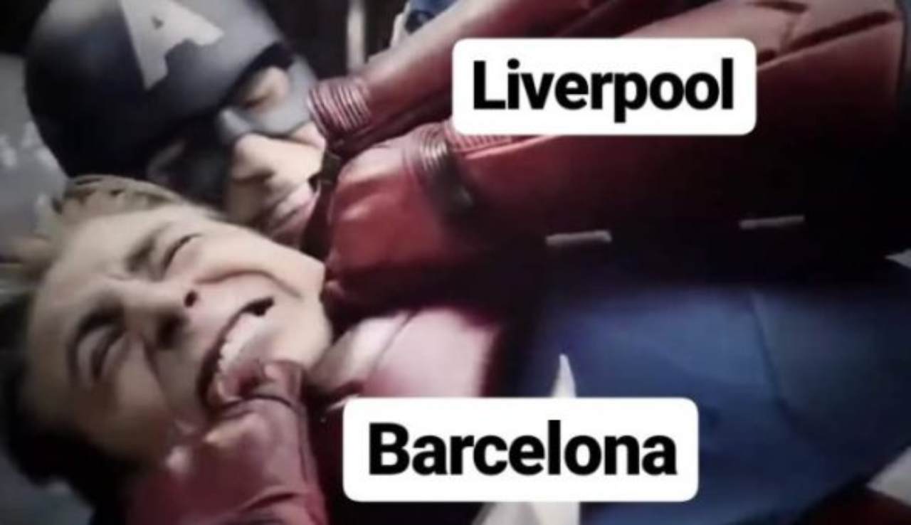 Liverpool Barcelona memes