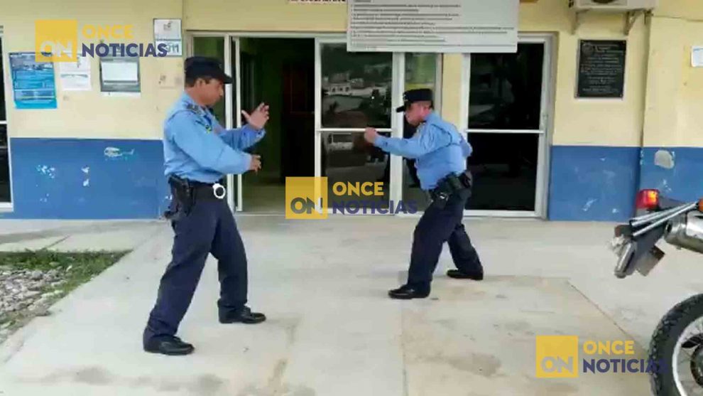 policías Honduras Karate