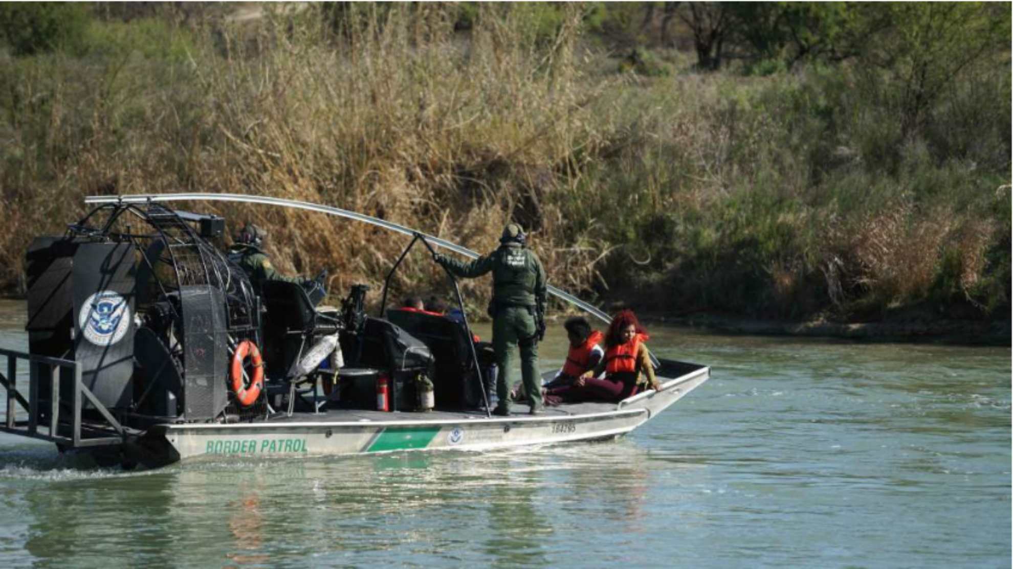 MIGRANTES río bravo