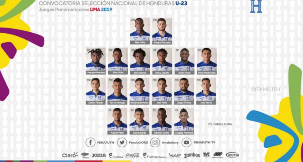 convocados Honduras Panamericanos