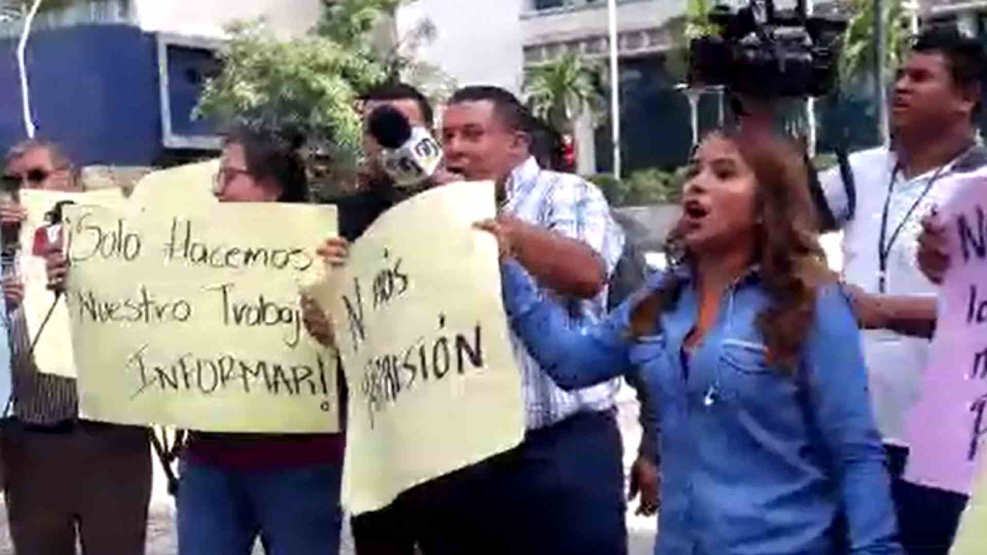 periodistas agresiones San Pedro Sula