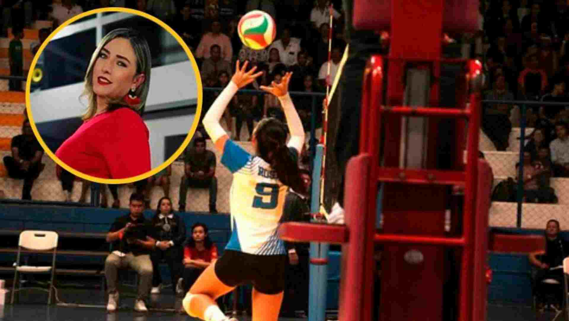 hija presentadora noticias voleibol