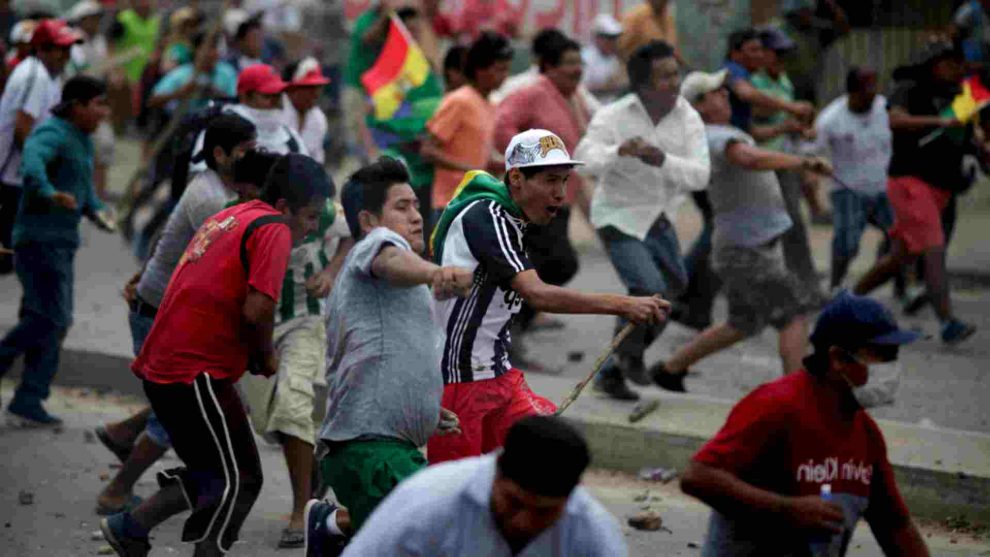 enfrentamientos bolivia