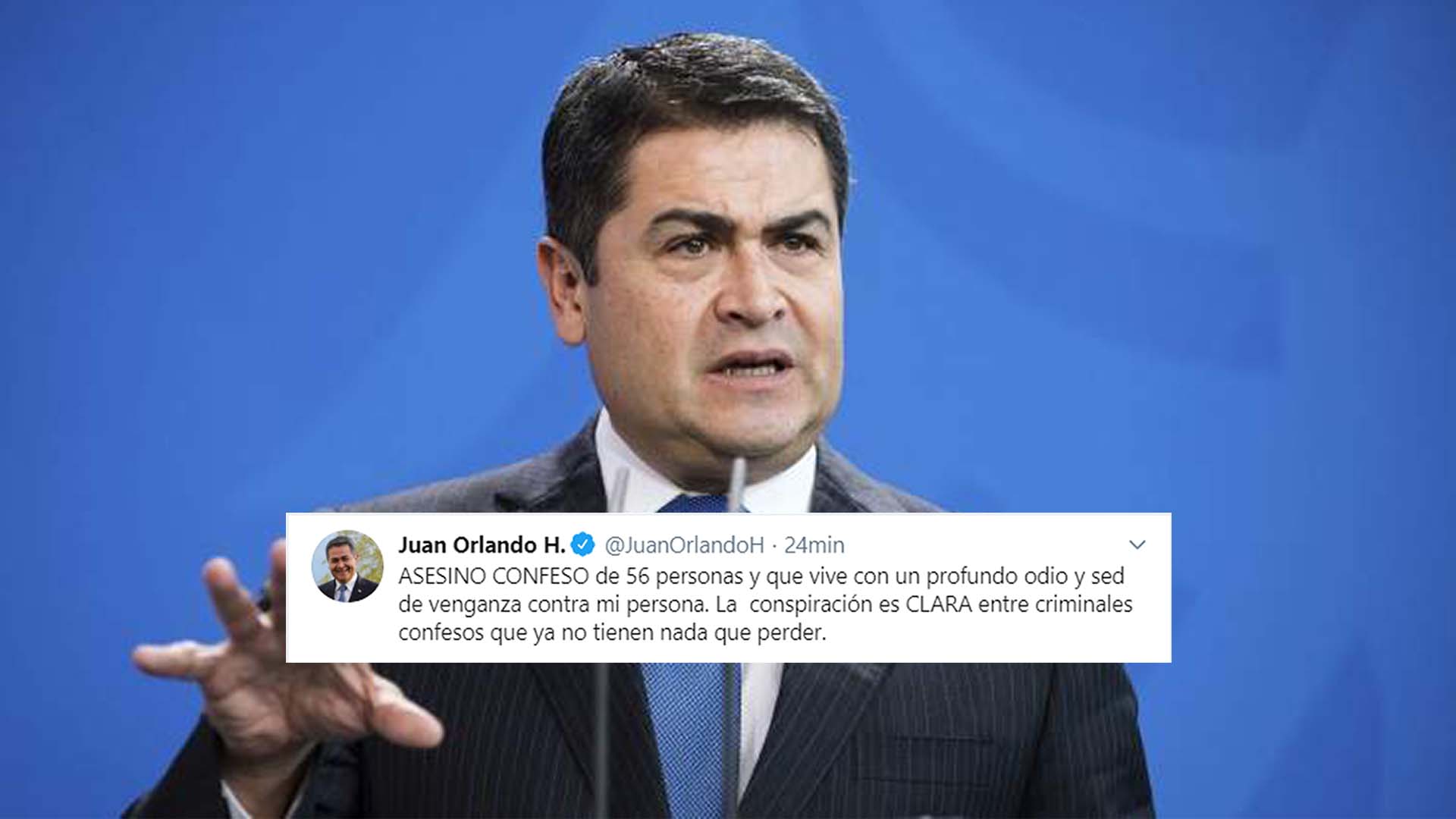 Presidente Hernández declaraciones Alexander Ardón