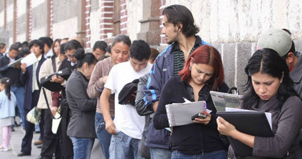 Jóvenes desempleados Honduras