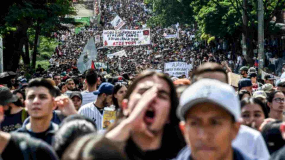 protestas gobierno colombia