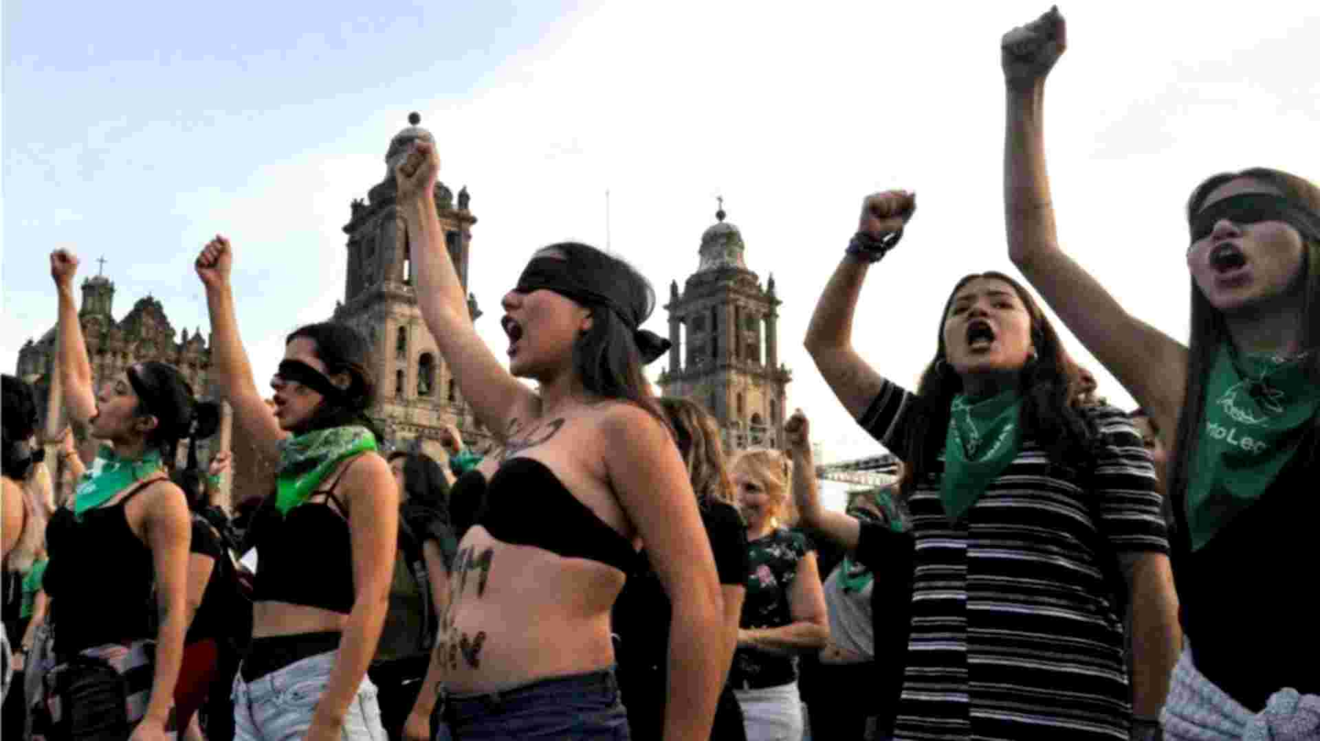 mujeres protestas machismo desnudas