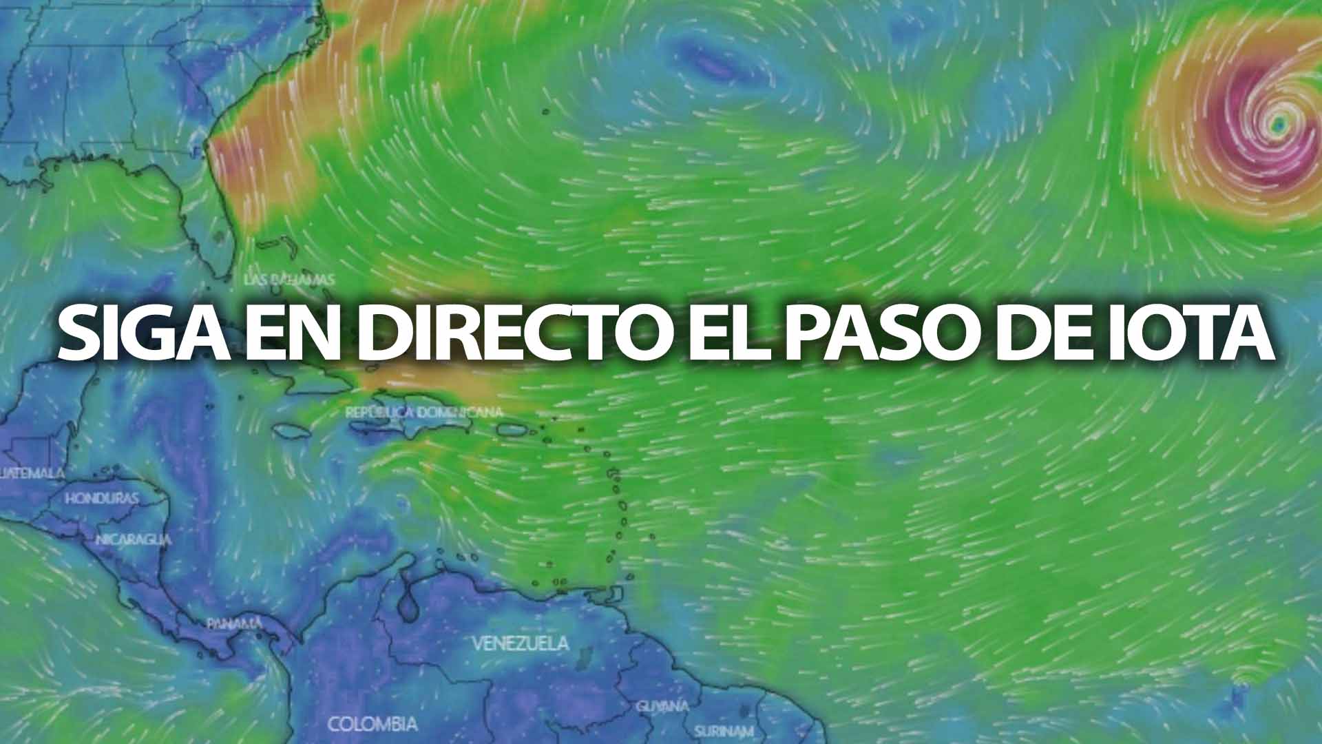 Siga en DIRECTO la trayectoria de “IOTA”, posible tormenta tropical que llegaría este fin de semana al país