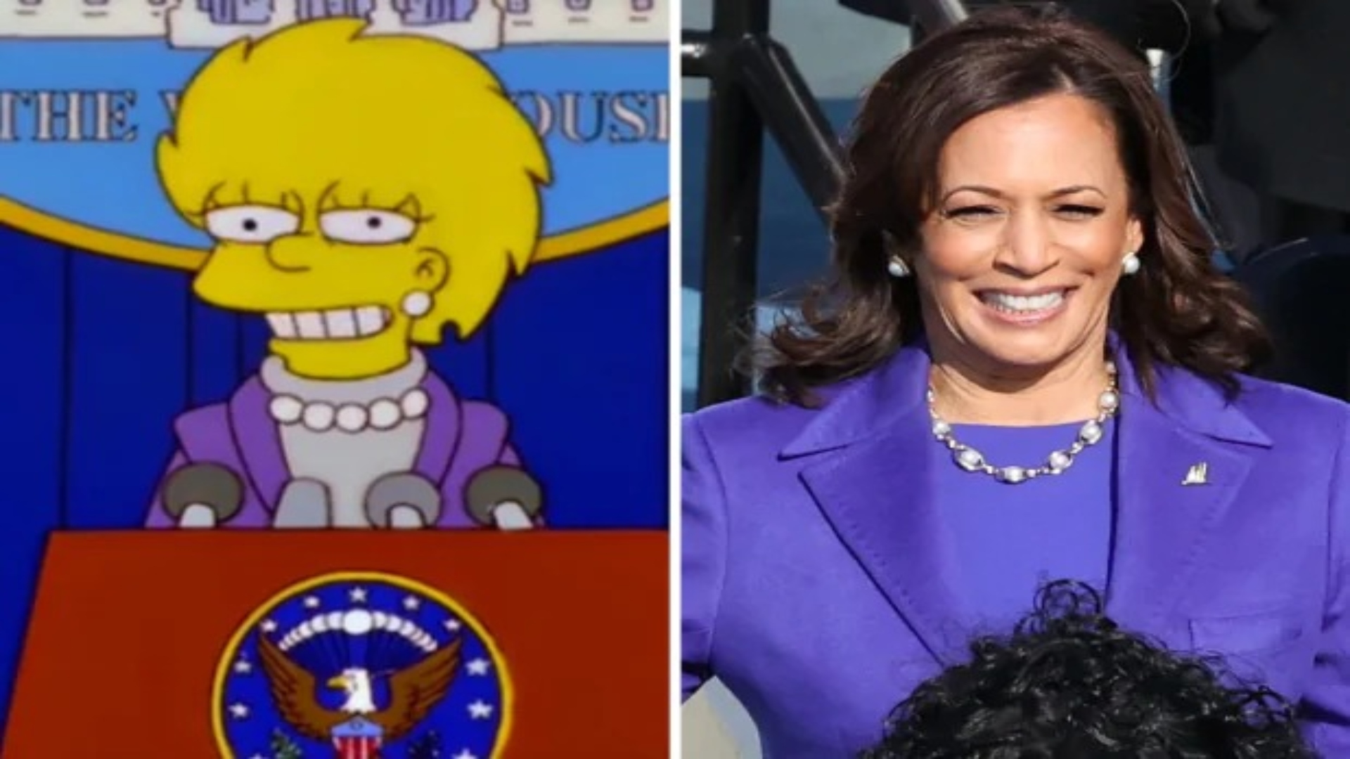 Los Simpson Kamala predijeron